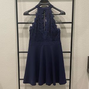 Navy Windsor Cocktail Dress
